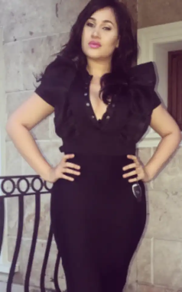 Caroline Danjuma Hints on Being Celibate as she Shows off her "blessed" Rosary Ring